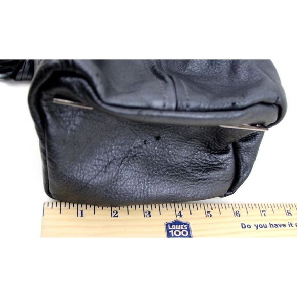 TIFFANY & FRED PARIS SOFT METALLIC GENUINE LEATHER SHOULDER BAG HANDBAG PURSE - Picture 12 of 12